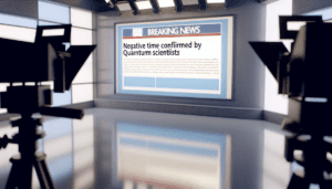 Tiempo negativo confirmado por científicos cuánticos